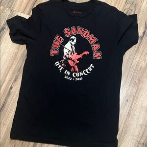 Sandler Black T-Shirt with Red Logo